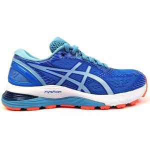 Asics Gel Nimbus 21 Women's Lace Up Lightweight Round Toe Running Shoes